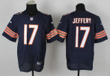 Nike Chicago BEARS #17 Jeffery Elite Blue Jerseys