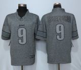 New Nike Detroit Lions 9 Stafford Gray Mens Stitched Gridiron Gray Limited Jersey