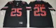 NCAA Ohio State Buckeyes #25 Mike Weber Jr. College Football Blackout Jersey