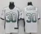 Nike Philadelphia Eagles #30 Clement Drift Fashion White Elite Jersey