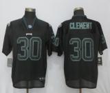 New Nike Philadelphia Eagles 30 Clement Lights Out Black Elite Jersey