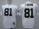 NFL Jerseys Oakland Raiders 81 T.Brown Throwback white