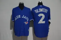 MLB Toronto Blue Jays #2 Tulowitzki Spring Trainging Jersey