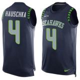 NFL Seattle Seahawks #4 Hauschka Blue Limited Tank Top Jersey