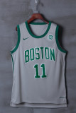 Nike NBA Boston Celtics #11 Irving Grey CIty Jersey