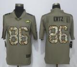 Nike Philadelphia Eagles #86 Ertz Olive Camo Carson Salute to Service Limited Jersey