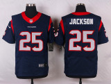 Nike Houston Texans #25 Jackson Blue Elite Jersey
