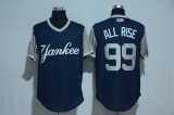 MLB New York Yankees #99 All Rise Blue Pullover Jersey