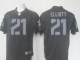 NFL Dallas Cowboys #21 Elliott Impact Limited Black Jersey