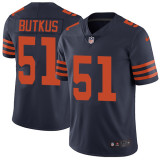 Mens Chicago Bears #51 Butkus Blue Orange Number Vapor Limited Jersey