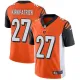 NFL Cincinnati Bengals #27 Kirkpatrick Orange Vapor Limited Jersey