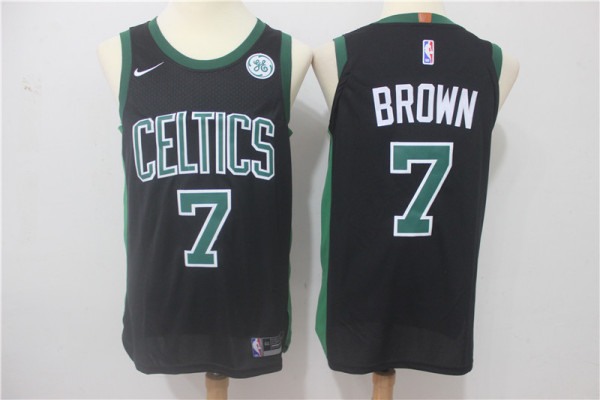 Nike NBA Boston Celtics #7 Brown Black New Jersey