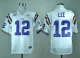 Nike LSU Tigers Jarrett Lee 12 White College Football Jersey