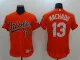 MLB Baltimore Orioles #13 Machado Orange Spring Training Jersey