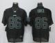 New Nike Philadelphia Eagles 86 Ertz Lights Out Black Elite Jersey