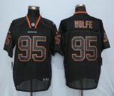 Nike Denver Broncos 95 Wolfe Lights Out Black Elite Jerseys
