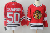 Adidas Chicago Blackhawks #50 Crawford Red Jersey