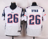 Nike New England Patriots #26 Ryan Elite White Jersey