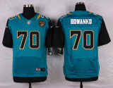 Nike Jacksonville Jaguars #70 Bowanko Green Elite Jersey