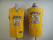 Adidas Los Angles Lakers #12 Howard Yellow Jersey