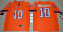 NCAA Clemson Tigers #10 Ben Boulware College Football Limited Orange Jersey