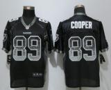 NEW Nike Oakland Raiders 89 Cooper Drift Fashion Black Elite Jersey