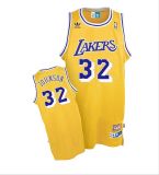 Yellow Magic Johnson Los Angeles Lakers #32 Jersey