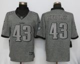 Nike Philadelphia Eagles 43 Sproles Gray Mens Stitched Gridiron Gray Limited Jersey