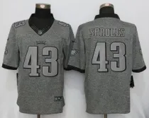 Nike Philadelphia Eagles 43 Sproles Gray Mens Stitched Gridiron Gray Limited Jersey