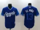 MLB Kansas City Royals #13 El Nino Blue Pullover Nickname Jersey