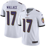 NFL Baltimore Ravens #17 Wallace White Vapor Limited Jersey