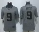 New Nike New Orleans Saints #9 Brees Gray Mens Stitched Gridiron Gray Limited Jersey
