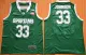 Michigan State Spartans Magic Johnson 33 College Basketball Authentic Jersey - Green
