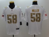 NFL Denver Broncos #58 Miller White Salute To Service Limited Jersey