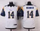 Nike St.Louis Rams #14 Mannion White Elite Jersey