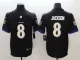 NFL Baltimore Ravens #8 Jackson Black Vapor Limited Jersey