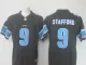 NFL Detriot Lions #9 Stafford Black Color Rush Jersey
