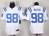 Nike Indianapolis Colts #98 Wathis White Elite Jersey