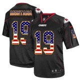 NFL Kansas City Chiefs #19 Montana USA Flag Jersey