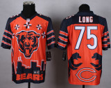 2015 New Chicago Bears #75 Long New Style Noble Fashion elite jersey