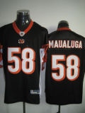 Nike Cincinnati Bengals #58 Maualuga Black Elite Jersey