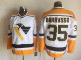 NHL Pittsburgh Penguins #35 Barrasso White Jersey