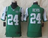 Nike New York Jets 24 Revis Green Limited Jersey