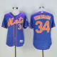 MLB New York Mets #31 Piazza Blue Jersey