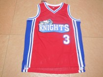 Cambridge Knights #3 Red Basektball Jersey