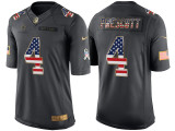 NFL Dallas Cowboys #4 Prescott Salute to Service USA Flag Jersey