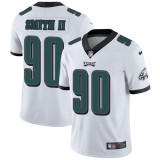 Mens Nike Philadelphia Eagles #90 Smith II White Elite Jersey