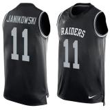 NFL Oakland Raiders #11 Janikowski Black Limited Tank Top Jersey