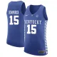 NCAA Basketball Kentucky Wildcats #15 Humphries College Blue Jersey