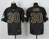 2014 Green Bay Packers #30 Kuhn PRO Gold Lettering Fashion Jersey